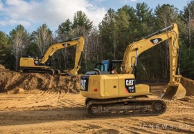 Экскаватор 313F L GC от Caterpillar с интеллектуальной системой управления