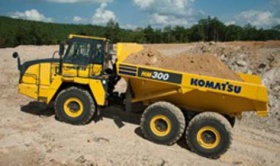 Новая модель самосвала от Komatsu - HM300-5 