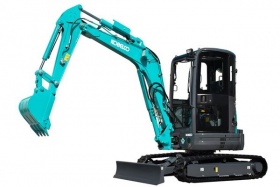 Новый мини-экскаватор пятого поколения от компании Kobelco - SK35SR 