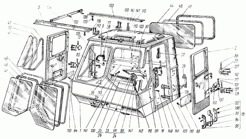 Кабина трактора Т-150